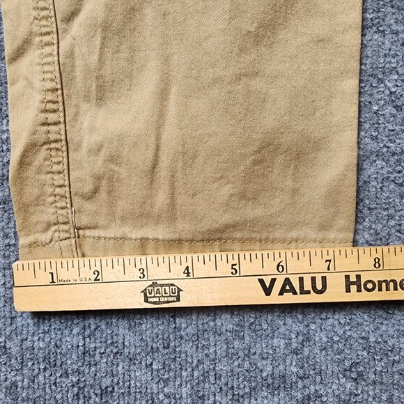 Wrangler Men Stretch Taper Leg Regular Fit Cargo Pants 38x30 Multi-Pockets Beige - Picture 10 of 13